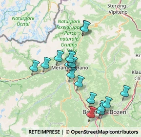 Mappa 39012 Merano BZ, Italia (13.46882)