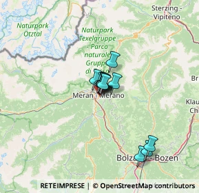 Mappa 39012 Merano BZ, Italia (7.52917)