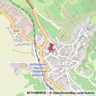 Mappa Via andreas hofer 16/a, 39020 Sluderno, Bolzano (Trentino-Alto Adige)