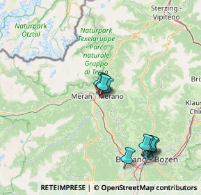 Mappa Via Schaffer, 39012 Merano BZ, Italia (14.92182)
