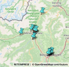 Mappa Via Schaffer, 39012 Merano BZ, Italia (12.46316)