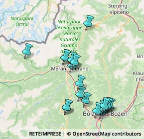 Mappa Via Schaffer, 39012 Merano BZ, Italia (15.7065)