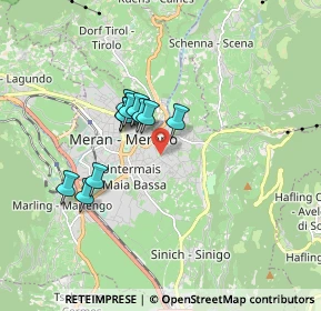 Mappa Via Schaffer, 39012 Merano BZ, Italia (1.28273)