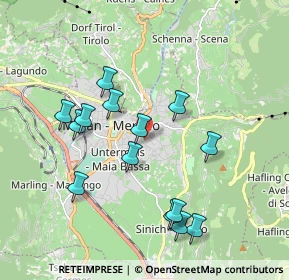 Mappa Via Schaffer, 39012 Merano BZ, Italia (1.83214)