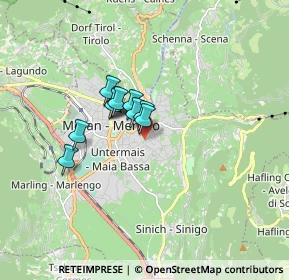 Mappa Via Schaffer, 39012 Merano BZ, Italia (1.02273)