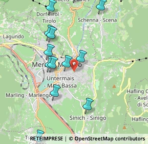 Mappa Via Schaffer, 39012 Merano BZ, Italia (2.09231)