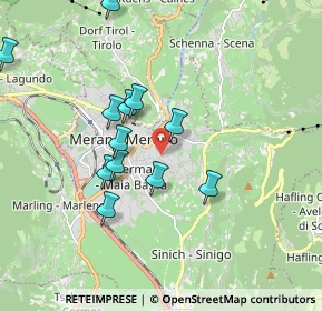 Mappa Via Schaffer, 39012 Merano BZ, Italia (1.71)