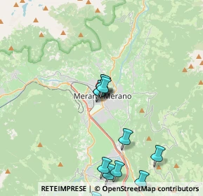 Mappa Via Schiller, 39012 Merano BZ, Italia (3.97)