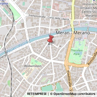 Mappa Via G. Leopardi, 12, 39012 Merano, Bolzano (Trentino-Alto Adige)
