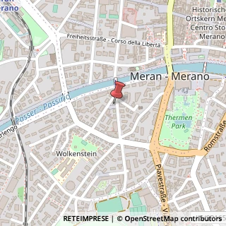 Mappa Via G. Leopardi, 10, 39012 Merano, Bolzano (Trentino-Alto Adige)