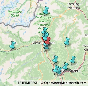 Mappa Via Garibaldi, 39012 Merano BZ, Italia (12.69529)