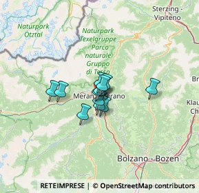 Mappa Via Garibaldi, 39012 Merano BZ, Italia (6.39167)