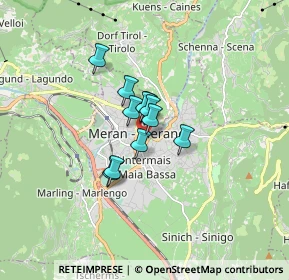 Mappa Via Garibaldi, 39012 Merano BZ, Italia (0.89455)