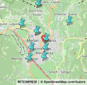 Mappa Via Garibaldi, 39012 Merano BZ, Italia (1.73091)