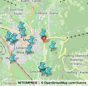 Mappa Via Castagni, 39012 Merano BZ, Italia (2.25571)