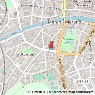 Mappa Via Francesco Petrarca,  16, 39012 Merano, Bolzano (Trentino-Alto Adige)