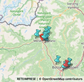 Mappa Via Tramontana, 39020 Marlengo BZ, Italia (12.93636)
