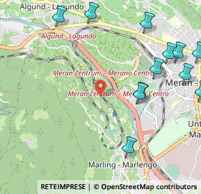 Mappa Via Tramontana, 39020 Marlengo BZ, Italia (1.36083)