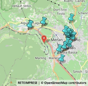 Mappa Via Tramontana, 39020 Marlengo BZ, Italia (1.9355)