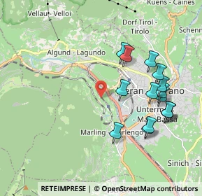 Mappa Via Tramontana, 39020 Marlengo BZ, Italia (1.99933)