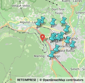 Mappa Via Tramontana, 39020 Marlengo BZ, Italia (1.61231)