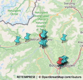 Mappa Via Tennis, 39012 Merano BZ, Italia (14.83474)