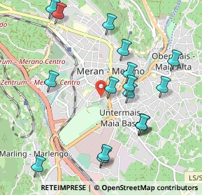 Mappa Via Leopardi Giacomo, 39012 Merano BZ, Italia (1.06235)