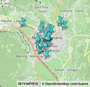 Mappa Via Leopardi Giacomo, 39012 Merano BZ, Italia (0.8915)