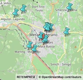 Mappa Via Leopardi Giacomo, 39012 Merano BZ, Italia (1.46071)