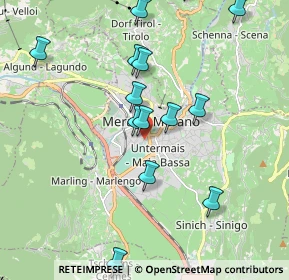 Mappa Via Leopardi Giacomo, 39012 Merano BZ, Italia (2.02143)
