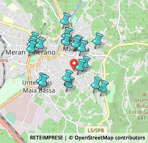 Mappa Via Claudia de Medici, 39012 Merano BZ, Italia (0.761)