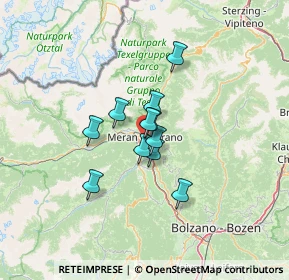 Mappa Via Piave, 39012 Merano BZ, Italia (7.90727)