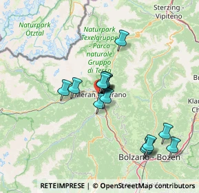 Mappa Via Enrico Toti, 39012 Merano BZ, Italia (11.46533)