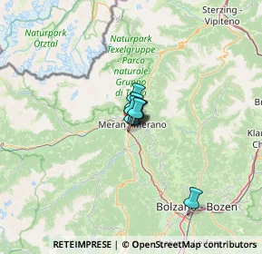 Mappa Via Enrico Toti, 39012 Merano BZ, Italia (34.79643)