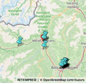 Mappa Via Enrico Toti, 39012 Merano BZ, Italia (18.8025)