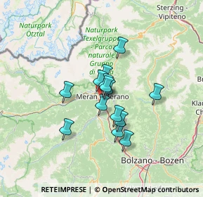 Mappa Via Enrico Toti, 39012 Merano BZ, Italia (8.69143)