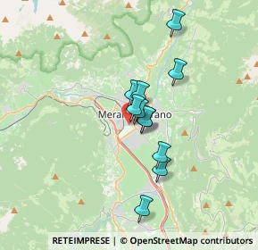 Mappa Via Enrico Toti, 39012 Merano BZ, Italia (2.37455)