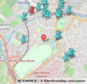 Mappa Via Enrico Toti, 39012 Merano BZ, Italia (0.6205)