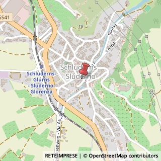 Mappa Via dei Maniscalchi, 1, 39020 Sluderno, Bolzano (Trentino-Alto Adige)