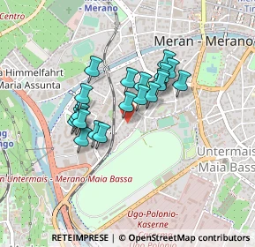 Mappa Via Oswald-Von-Wolkenstein, 39012 Merano BZ, Italia (0.314)