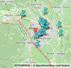 Mappa Via O. Von Wolkenstein, 39012 Merano BZ, Italia (1.2485)