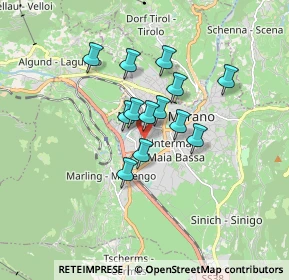 Mappa Via O. Von Wolkenstein, 39012 Merano BZ, Italia (1.17)