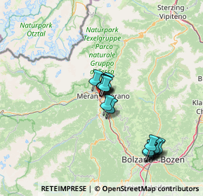 Mappa Via Oswald-Von-Wolkenstein, 39012 Merano BZ, Italia (12.51579)