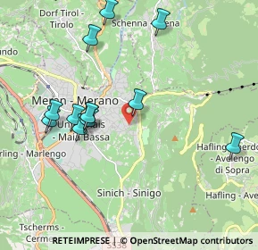 Mappa Via Pienzenau, 39012 Merano BZ, Italia (1.97583)