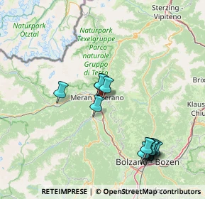 Mappa Via Pienzenau, 39012 Merano BZ, Italia (15.21533)