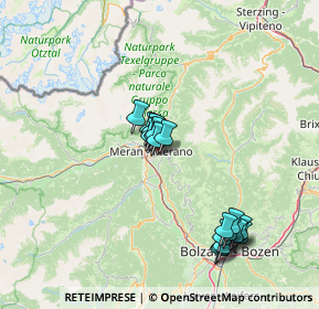 Mappa Via Pienzenau, 39012 Merano BZ, Italia (13.5985)