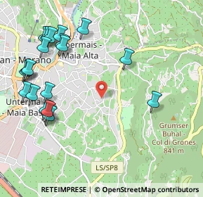 Mappa Via Pienzenau, 39012 Merano BZ, Italia (1.244)