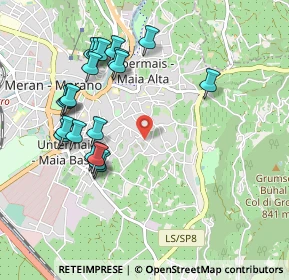 Mappa Via Winkel, 39012 Merano BZ, Italia (0.998)