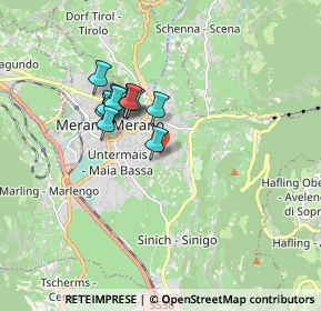 Mappa Via Winkel, 39012 Merano BZ, Italia (1.27818)