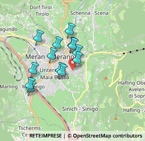 Mappa Via Winkel, 39012 Merano BZ, Italia (1.40231)